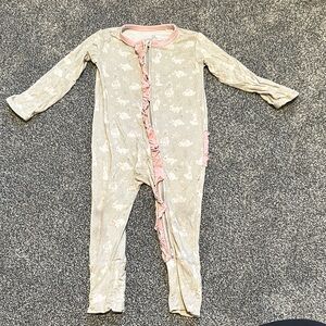 Pink and Gray Kids One Piece